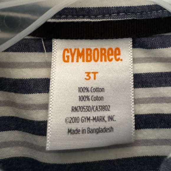 Vintage Gymboree Boys Intarsia Sweater and Striped Shirt - Picture 2 of 2